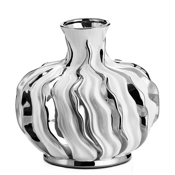 陶製の花瓶, 白背景 — ストック写真