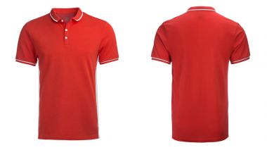 Kırmızı Polo gömlek, elbise 