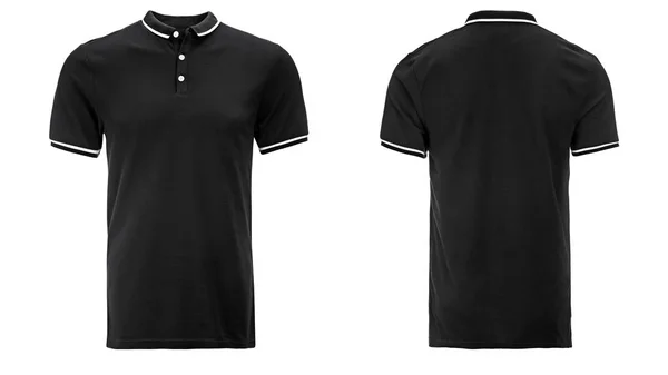 Zwart poloshirt, kleding — Stockfoto