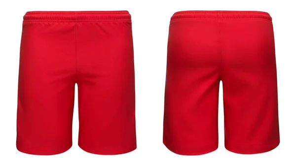 Hombres deportes pantalones cortos rojos — Foto de Stock
