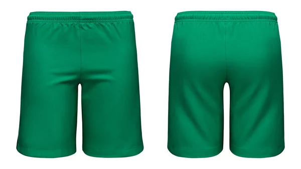 Hombres deportes pantalones cortos verdes —  Fotos de Stock