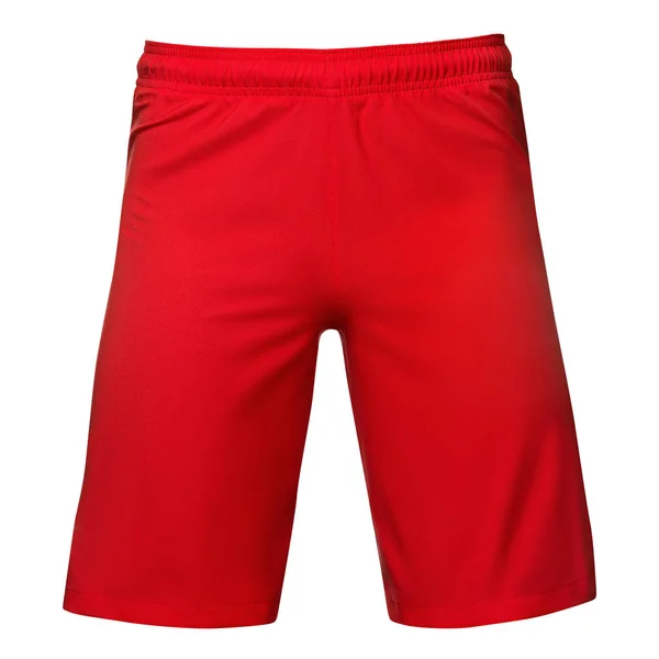 Mens esportes shorts vermelhos — Fotografia de Stock