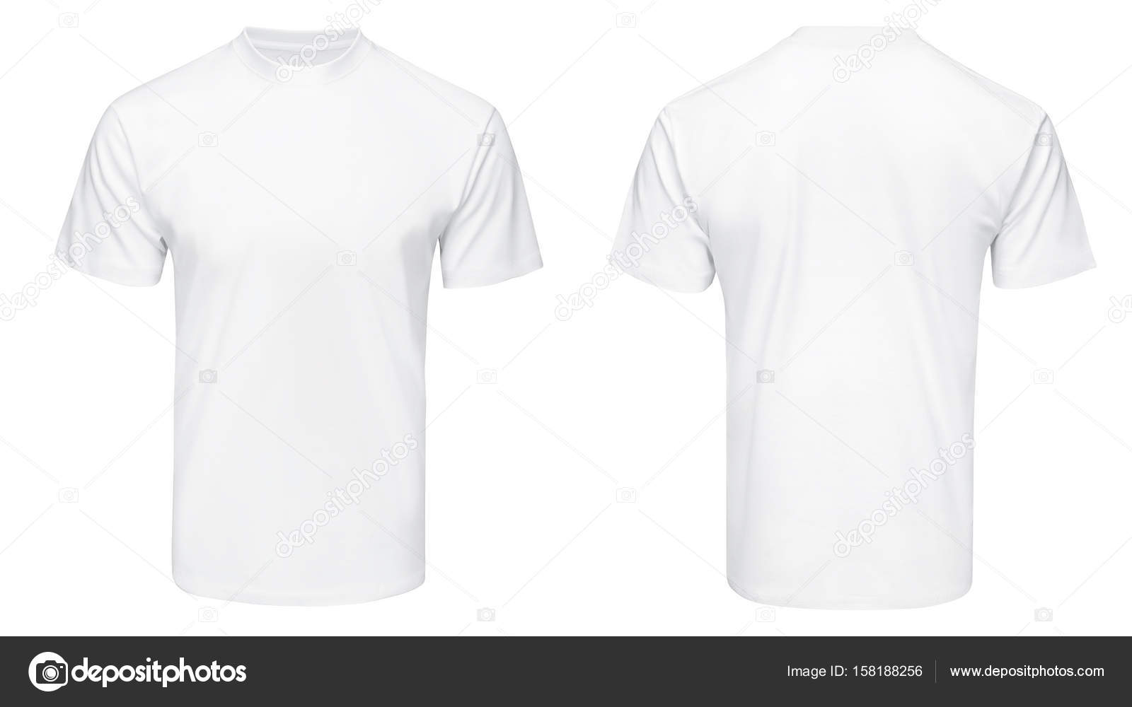 White tshirt, clothes on isolated Stock Photo by ©Ra33 158188256