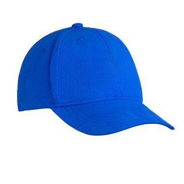 kırpma yolu ile beyaz arka plan üzerinde izole senin tasarım boş mavi beyzbol şapkası için şablon