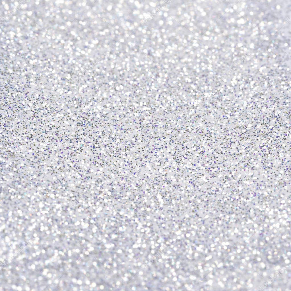 silver shiny texture, gray sequins with blur background