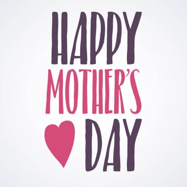 Mutlu anneler günü kaligrafi amblemi yazı. Vektör tasarım öğesi için tebrik kartı ve diğer yazdırma şablonları. Yazıt tebrik kartı veya afiş tasarımı için. Tipografi kompozisyon.