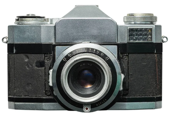 Oude camera met een clip-pad — Stockfoto