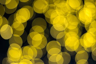 Sarı bokeh arka planı için