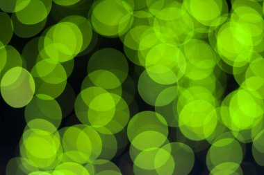 Yeşil bokeh arka planı için