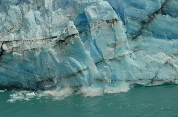 Desprendimiento Glaciar Perito Moreno — Stok fotoğraf