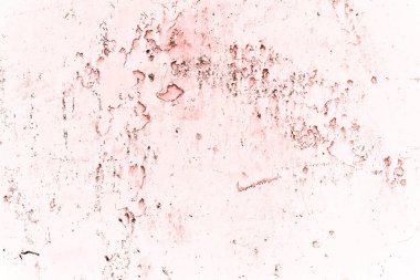 Vintage pink background. Rough painted wall of living coral color. Imperfect plane of beige colored. Uneven old decorative toned backdrop of beige tint.