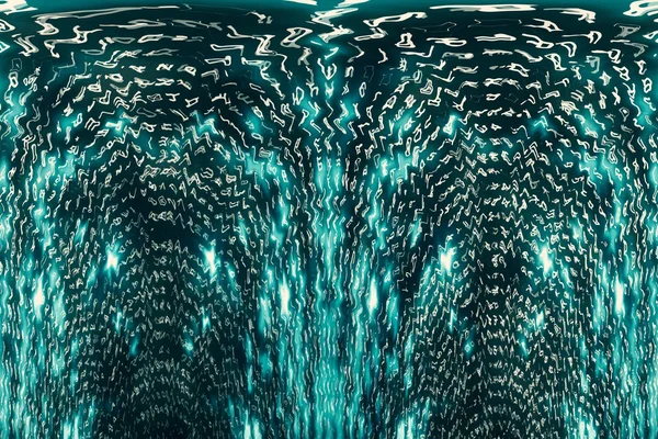 Синій Матричний Цифровий Фон Концепція Кіберпростору Матриця Потоку Символів Дизайн — стокове фото