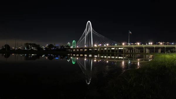 Margaret Hunt Hill most v noci — Stock fotografie