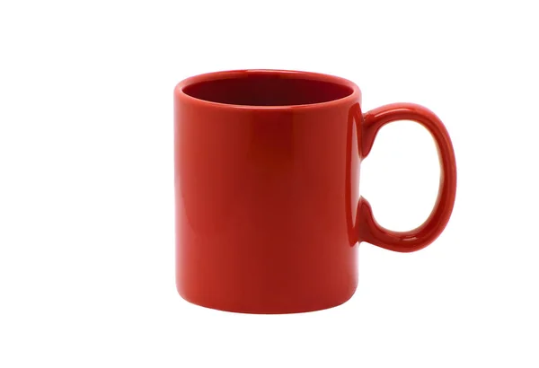 Taza roja para té . — Foto de Stock