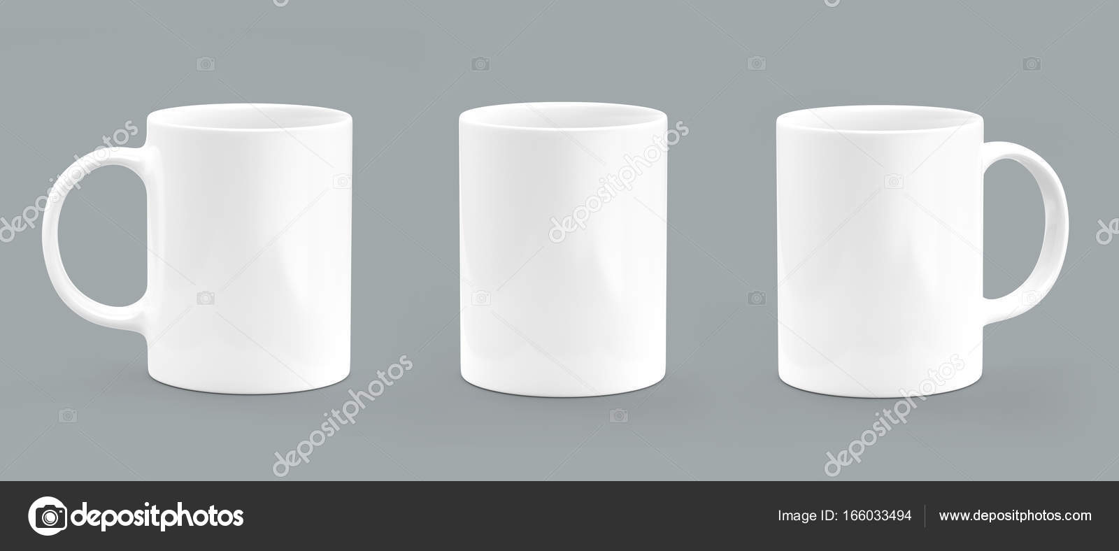 Download Mock-up de caneca de café vazio — Fotografias de Stock ...