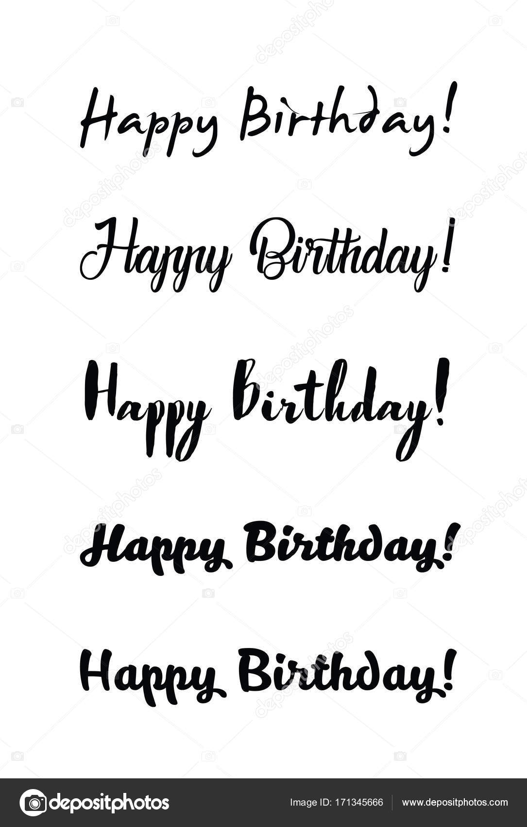 Joyeux Anniversaire Lettrage Vintage A La Main Calligraphie A L Encre De Pinceau Design Vectoriel Isole Sur Fond Blanc Design Dessine A La Main Noir Et Blanc Image Vectorielle Par Vanderon C Joyeux Anniversaire Lettrage Vintage A La Main Calligraphie A L Encre De Pinceau Design Vectoriel Isole Sur Fond Blanc Design Dessine A La Main Noir Et Blanc Image Vectorielle Par Vanderon C