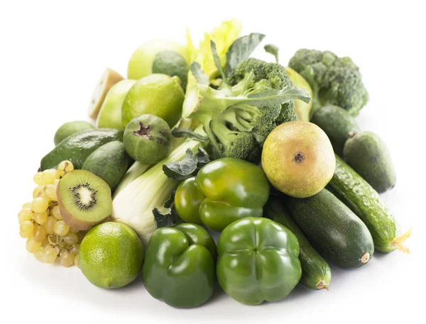Свіжі овочі, ізольовані — стокове фото