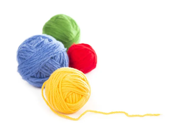 Balls from wool - background — Stock Photo, Image