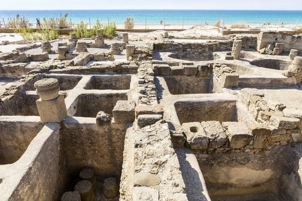 Wykopaliska archeologiczne w Tarifie w Hiszpanii. — Zdjęcie stockowe
