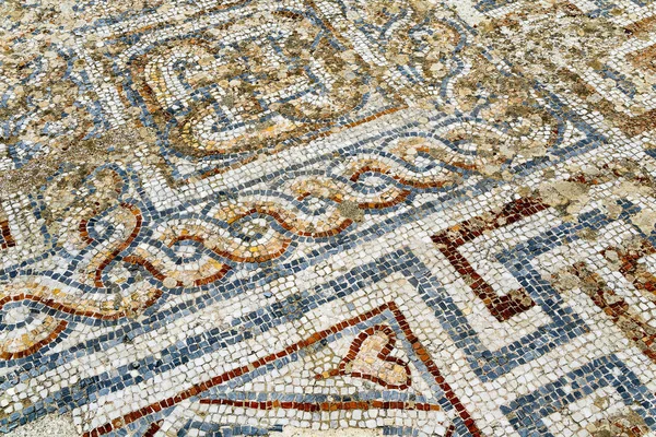 Fechar o mosaico em Éfeso, Turquia . — Fotografia de Stock