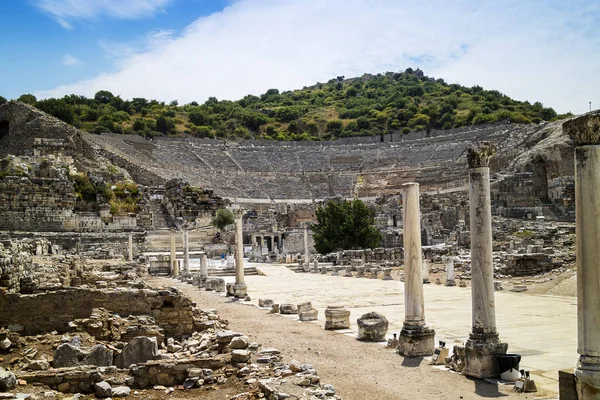 Efeze in Turkije, beroemde toeristische attractie. — Stockfoto