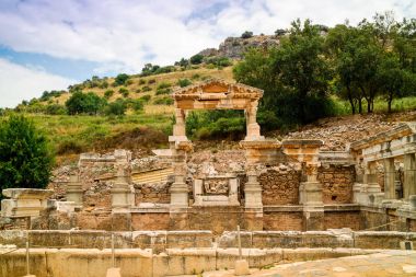 Türkiye'de Efes arkeolojik sitesi.