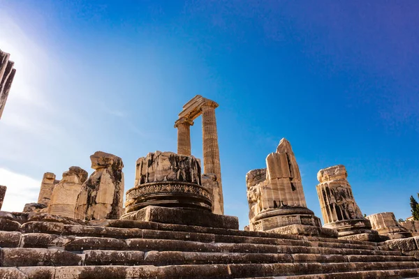 Historische site van de tempel van Apollo in Didym, Turkije. — Stockfoto