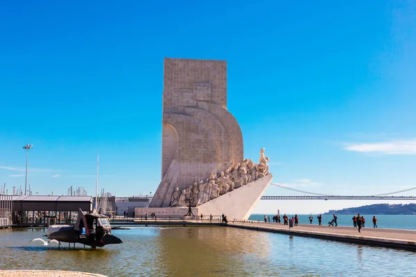 Lisbon Portugal Februari 2018 Riverside Van Belem Gebied Lissabon Portugal — Stockfoto