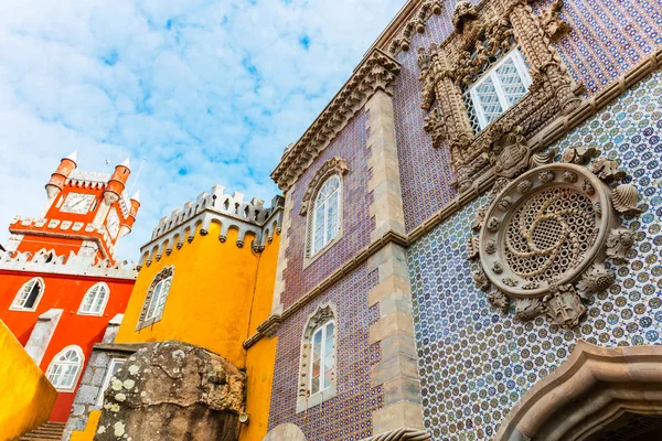 Het Koninklijk Paleis Van Pena Castelo Pena Zoals Deze Meer — Stockfoto