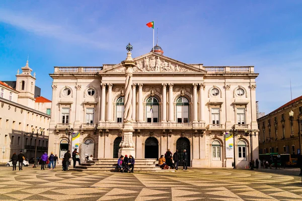 Lisbona Portogallo Febbraio 2018 Municipio Lisbona Paos Concelho Lisboa Sede — Foto Stock