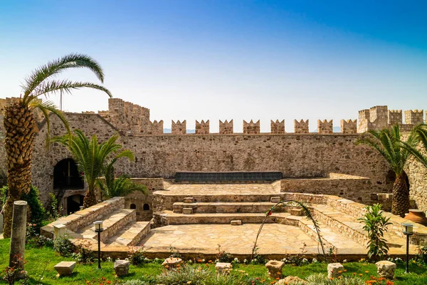 Courtyard Marmaris Castle Mugla Province Turkey — Stock Photo, Image