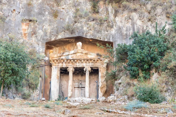 Grobowce Licyjskie Fethiye Prowincja Mugla Turcji — Zdjęcie stockowe