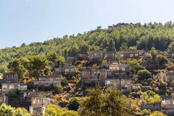 Villaggio Fantasma Kayakoy Vicino Fethiye Nella Provincia Mugla Turchia — Foto Stock