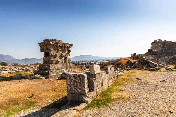Xanthos Romjai Egy Ősi Város Lycia Antalya Tartományban Törökország — Stock Fotó