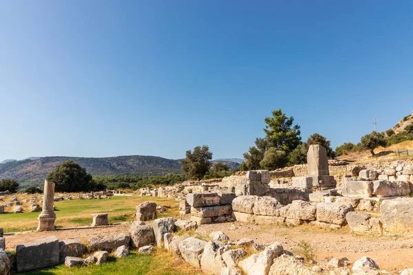 Ruinas Xanthos Una Ciudad Antigua Lycia Provincia Antalya Turquía — Foto de Stock