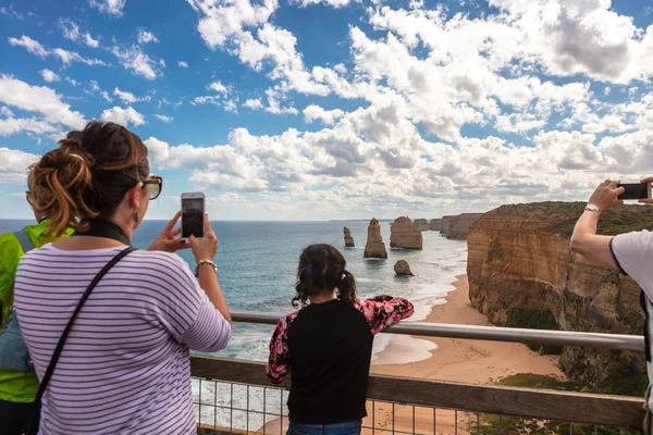 Gran Carretera Océana Victoria Australia Marzo 2019 Turistas Que Visitan — Foto de Stock