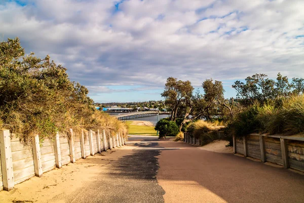 Ruta Panorámica Desde Playa Hasta Puente Pie Entrada Los Lagos —  Fotos de Stock