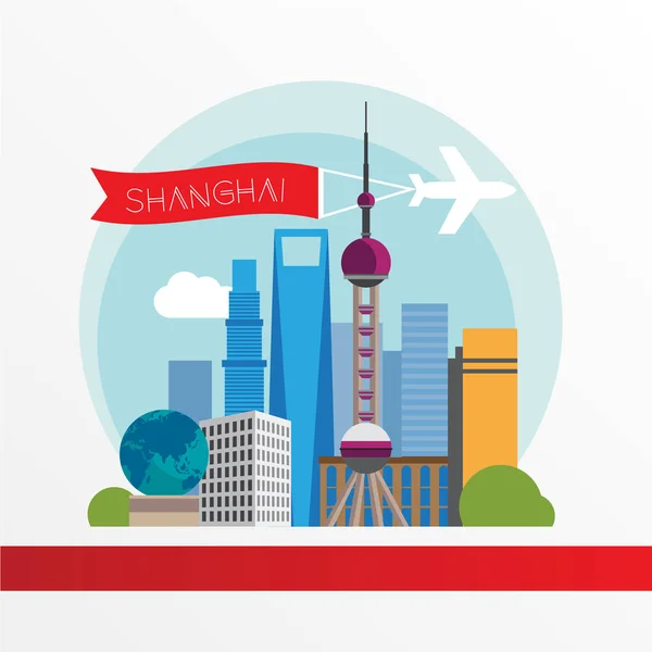 Shanghai renkli resimde,