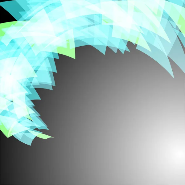 Dunkelblauer abstrakter Hintergrund mit Linsenschlag. Vektorillustration. — Stockvektor