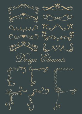 dizayn ögeleri dizisi.