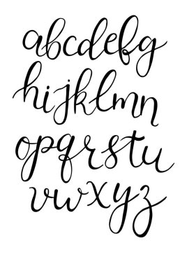 el yazılı alfabesi.