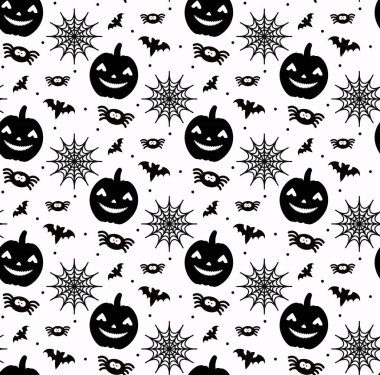 Dikişsiz halloween desen.