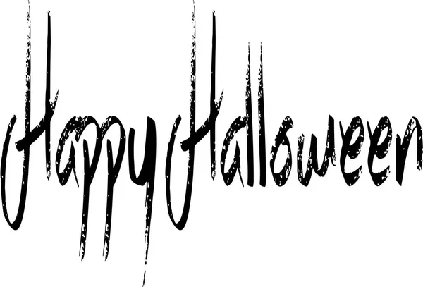 Joyeux Halloween signe texte — Image vectorielle