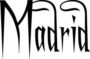 Madrid tets illüstrasyon işareti