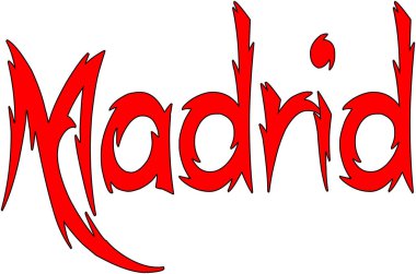 Madrid tets illüstrasyon işareti