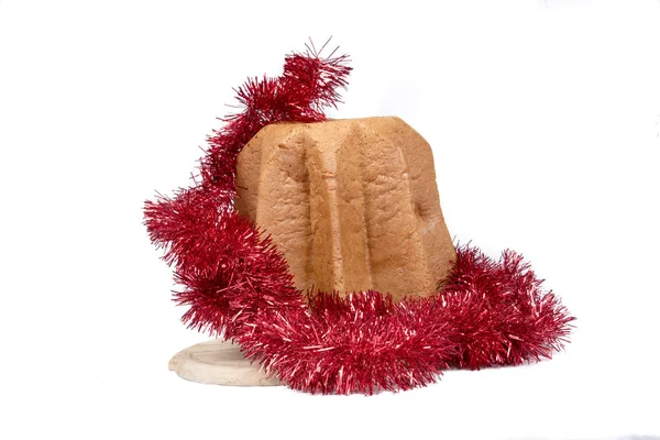 Pandoro italian Christmas cake — Stock Photo, Image