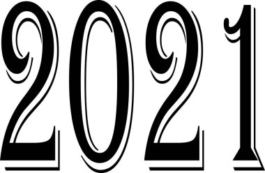 Mutlu 2021 metin işareti illüstrasyonu