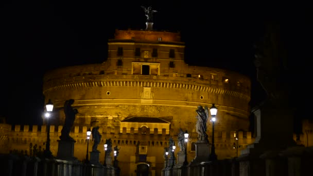 Arquitectura Ciudad Roma Piazza Navona — Vídeo de stock