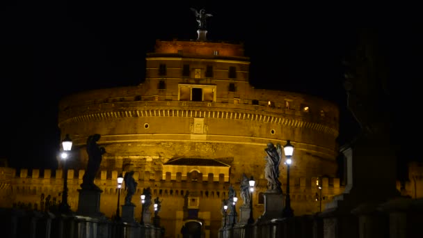 罗马市纳沃纳广场的建筑 — 图库视频影像