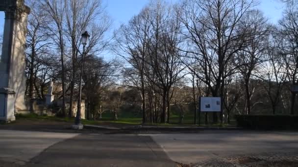 Villa Borghese Πάρκο Στη Ρώμη — Αρχείο Βίντεο